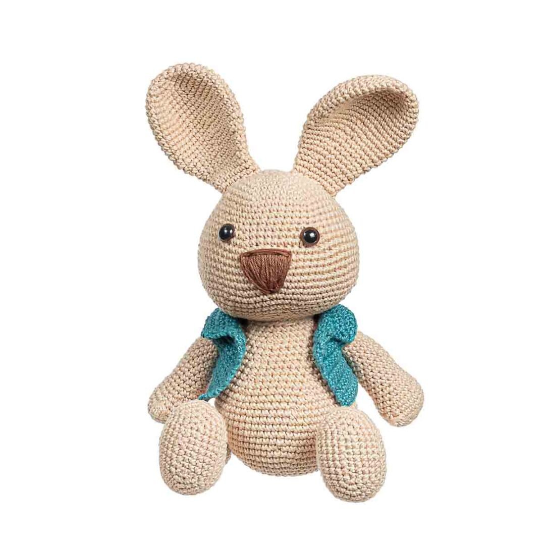 Boneco Coelho Lulu de Crochê - Amigurumi