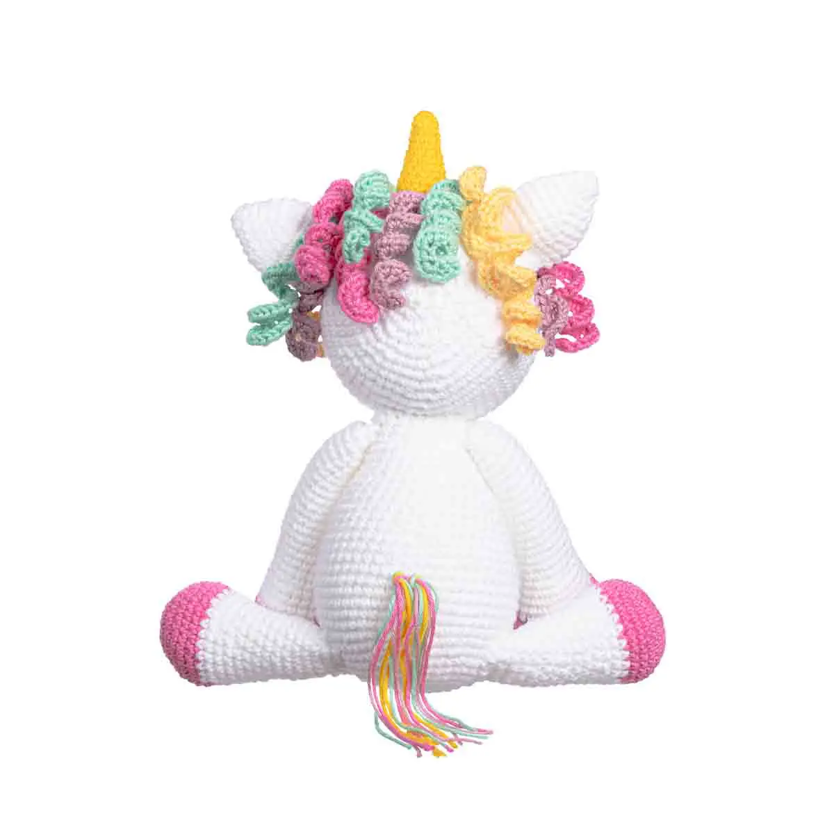 Boneca Unicornio Colorido de Crochê - Amigurumi - Image 3