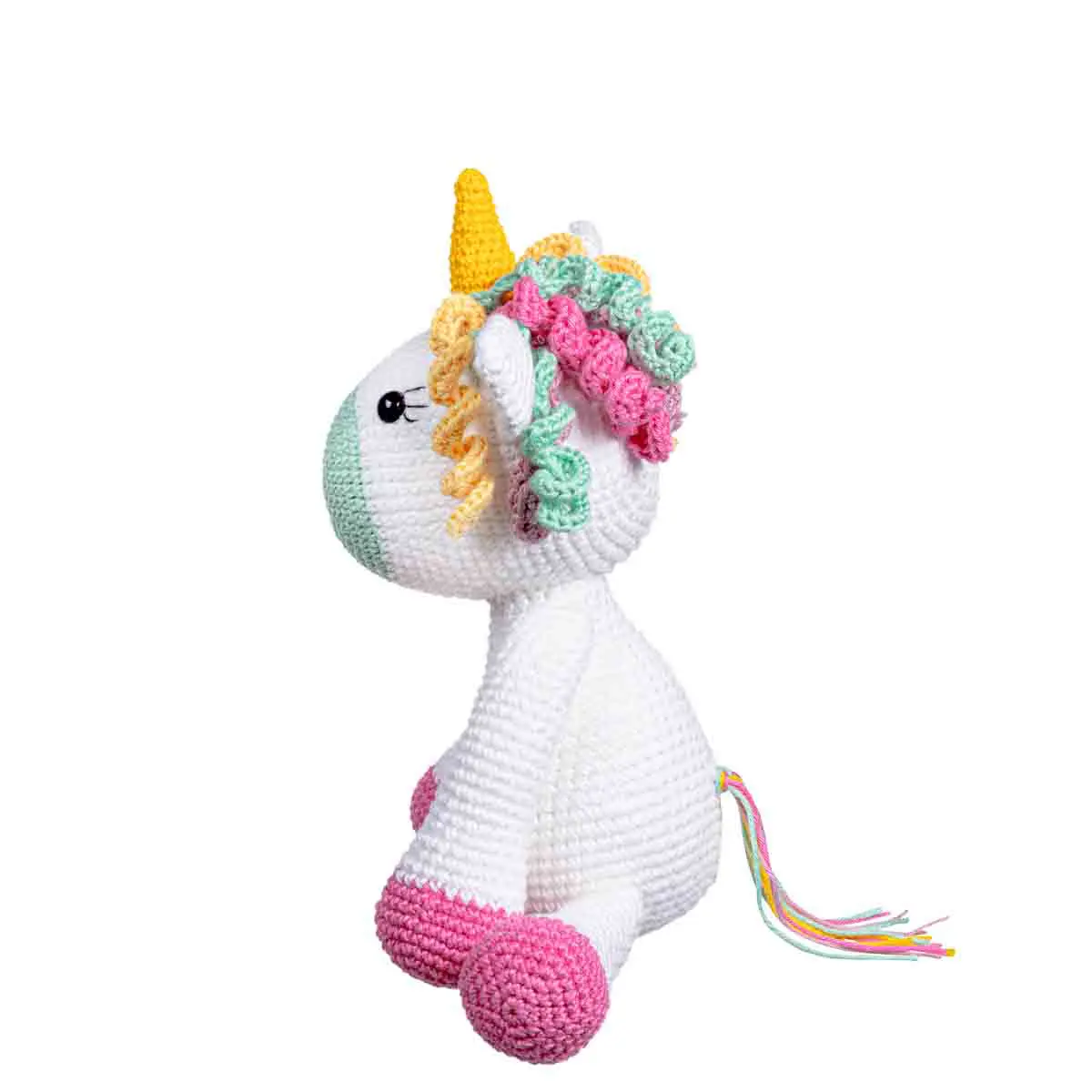 Boneca Unicornio Colorido de Crochê - Amigurumi - Image 2
