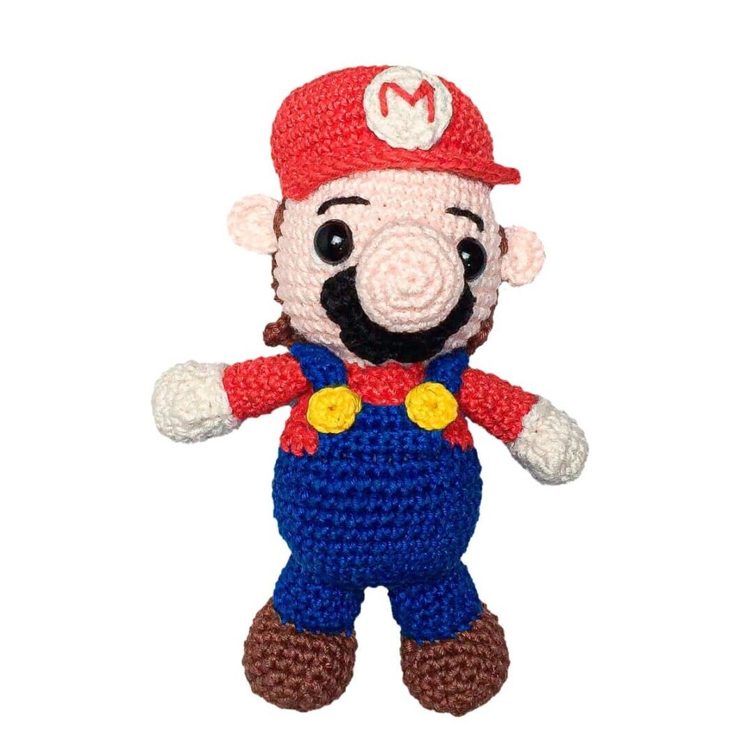 Boneco Mario Bros de Crochê - Amigurumi