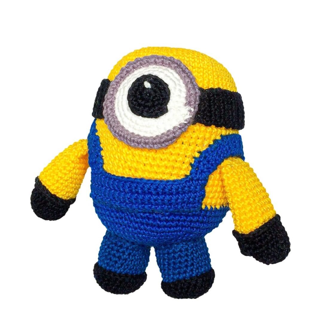 Boneco Minions de Crochê - Amigurumi