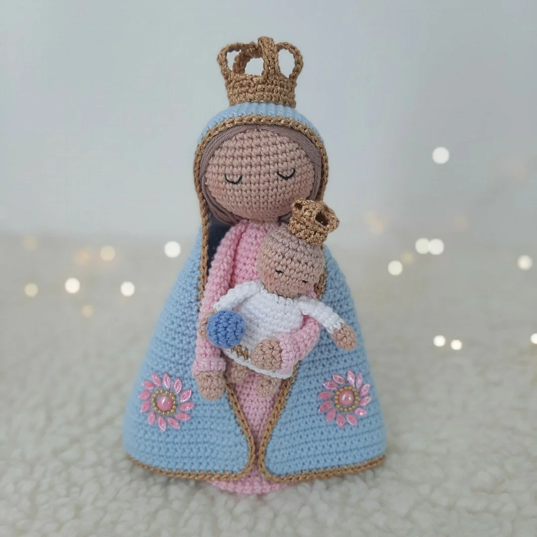 Nossa Senhora da Penha de Crochê - Amigurumi