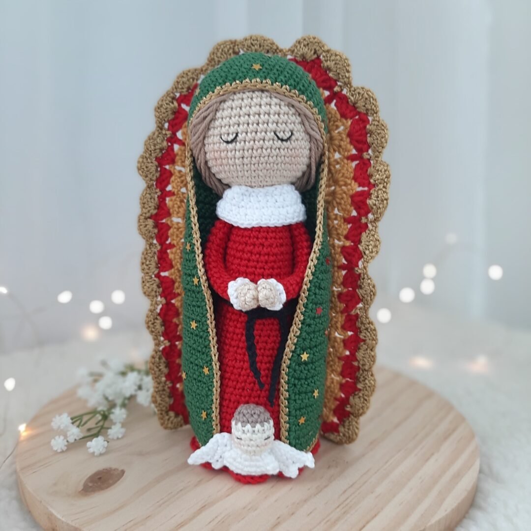 Nossa Senhora de Guadalupe Crochê-Amigurumi - Image 2